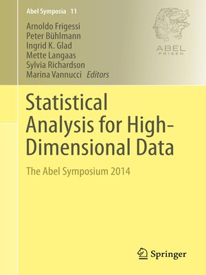 cover image of Statistical Analysis for High-Dimensional Data